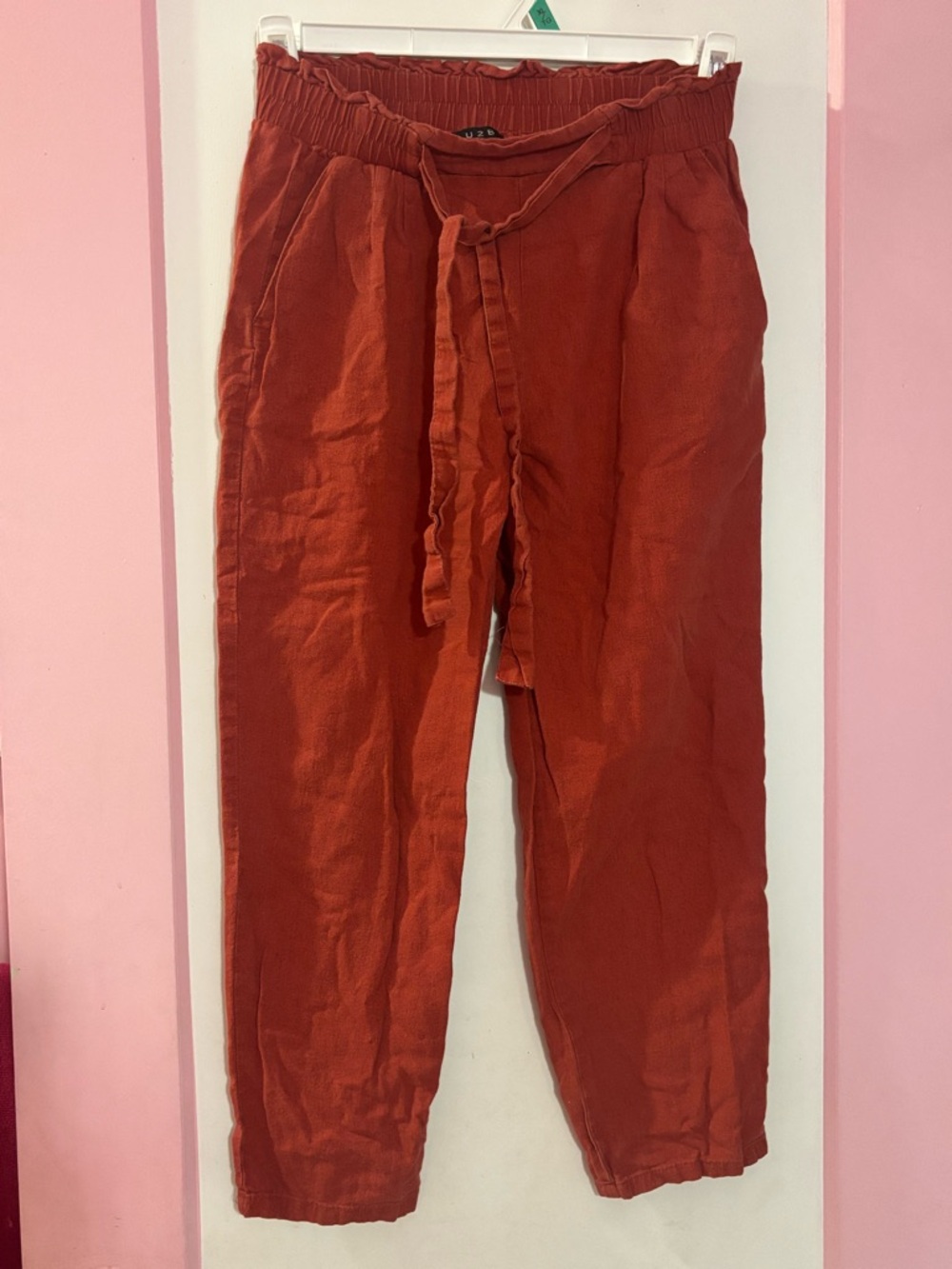 Rust Red women’s  Relaxed Drawstring Pants